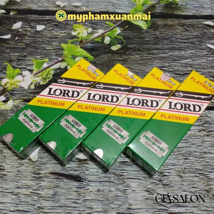 1 Cây Dao cạo râu LORD Platinum - hộp 200 lưỡi