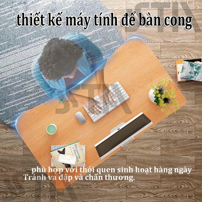 STA- Bàn Máy Tính Bằng Gỗ Có Ngăn Kéo Để 140/120CM