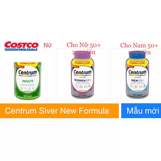 [Date 2027]Viên Centrum Silver 50+ Chai 275 viên
