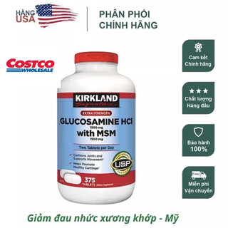 [Date 2026]Glucosamine HCL 1500mg MSM 1500mg chai 375v