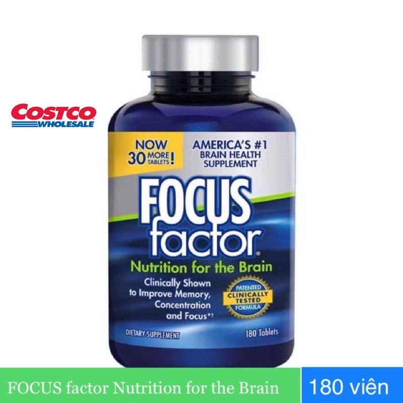 Viên FOCUS Factor chai 180 viên