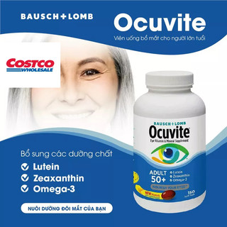 [Date 2025]Viên uống bổ mắt Ocuvite 50+ chai 150 viên