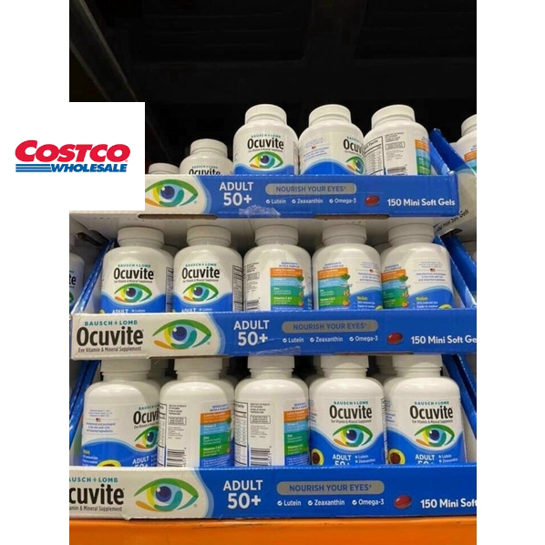 Viên uống bổ mắt Ocuvite 50+ chai 150 viên