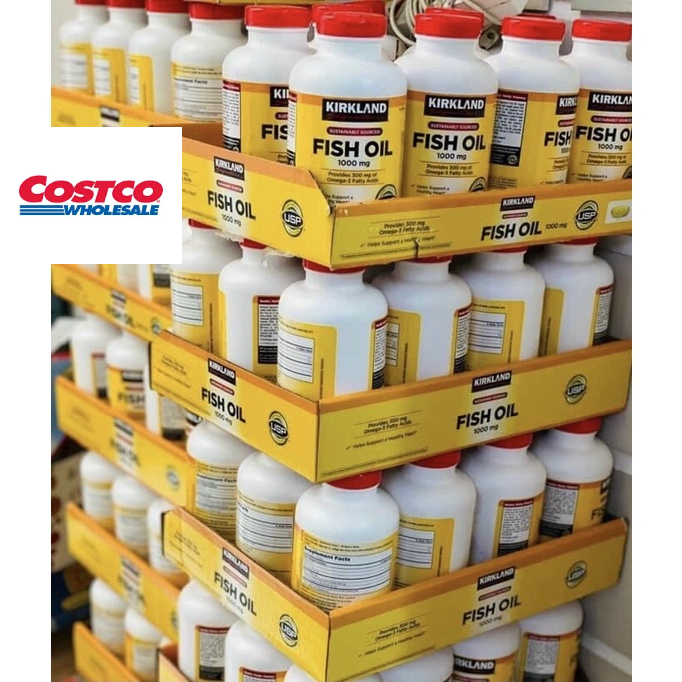 Viên Fish Oil Kirkland chai 400 viên