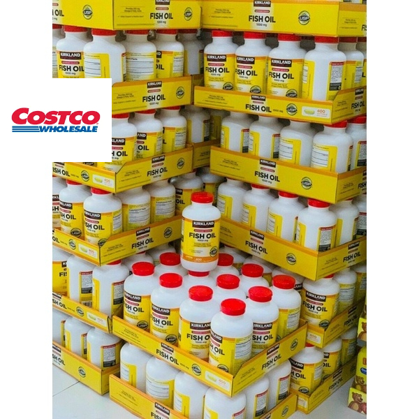 Viên Fish Oil Kirkland chai 400 viên