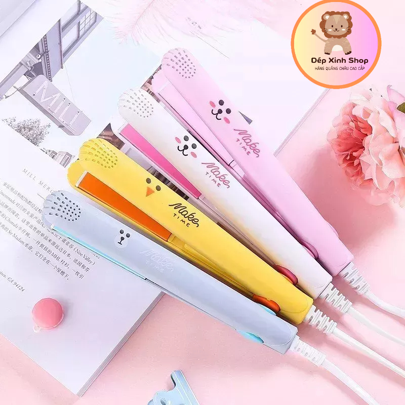 Máy làm tóc, máy là tóc, uốn duỗi kẹp tóc mini đa năng