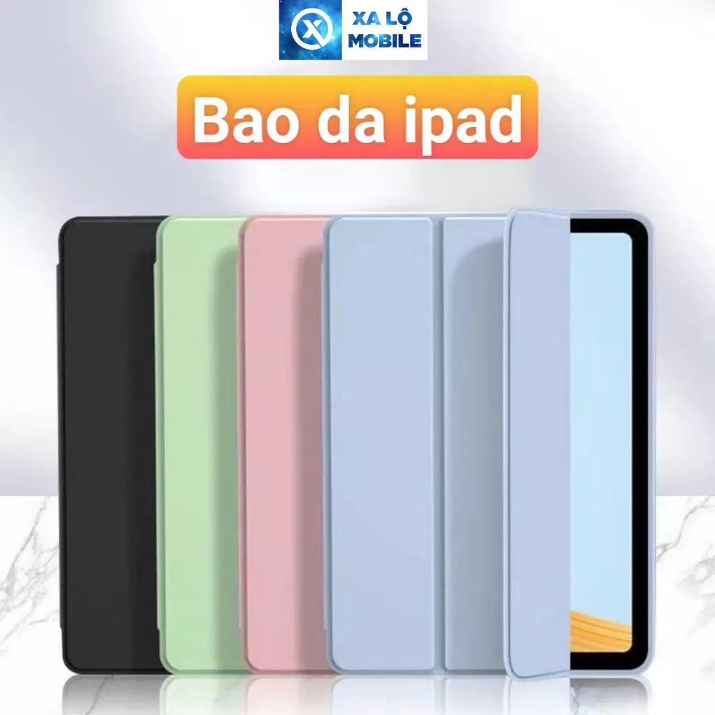 Ốp lưng iPad màu trơn cho Ipad Mini 1/2/3/4/5/6, Gen 5/6/7/8/9, Air 9.7/10.2/10.5/11, Pro 2016/2017/2018/2019/2020