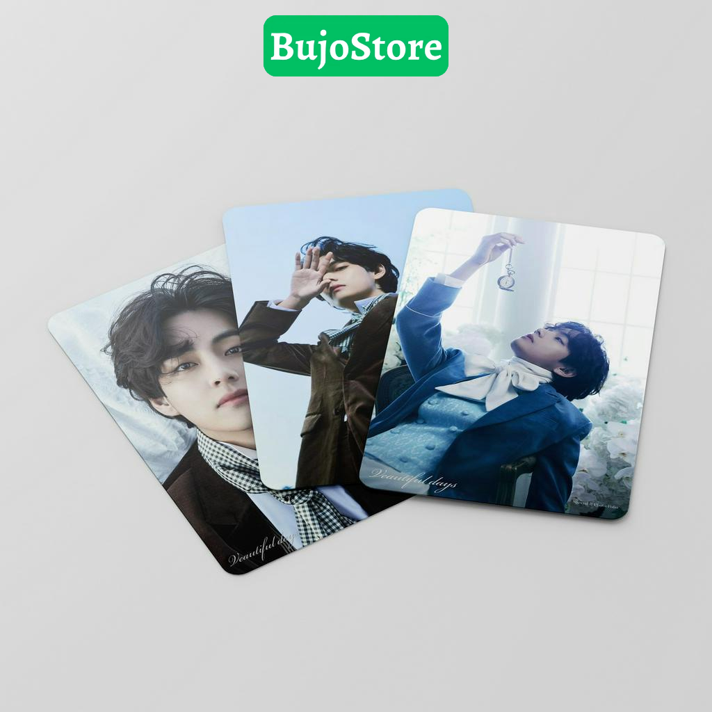 Bộ sưu tập 54 Lomo Card bo góc BTS V me myself veautiful day Solo Album cửa hàng kpop BujoStore