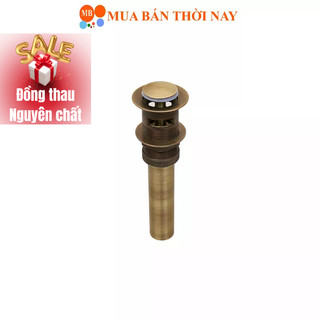 Đầu xả lavabo có lỗ xả tràn Kanly GCX02, Dùng cho chậu rửa lavabo treo tường, chậu sứ xả tràn