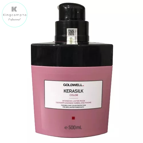 HẤP DẦU GOLDWELL KERASILK COLOR INTENSIVE LUSTER MASK GIỮ MÀU NHUỘM 500ML - HŨ