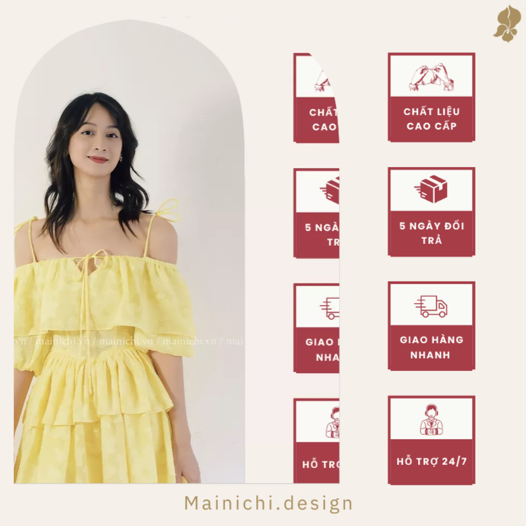 Váy Ren Voan Hàn Xòe trễ Vai Amy Dress tôn dáng nhẹ nhàng thanh lịch - mai.ni.chi