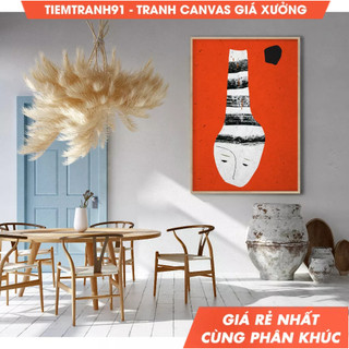 Tranh treo tường, African Tribal Mask, Ethnic Home Art, Boho Wall Decor, Tribal Illustration, Afro Motive Conceptual Art