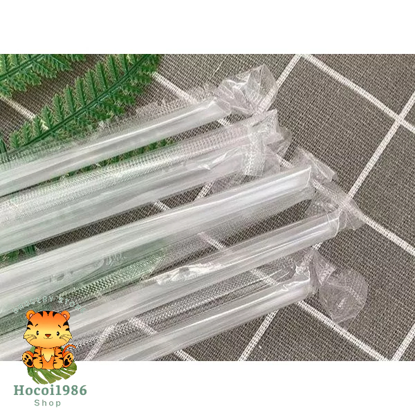BỊCH 100 ỐNG HÚT PHI 8 CÓ MÀNG BỌC