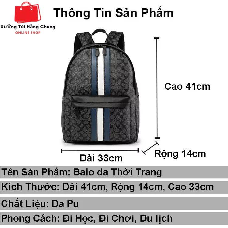 Balo da nam nữ thời trang unisex , Ba lô nam nữ lv đi học đi chơi đẹp phong cách ulzzang hàn quốc