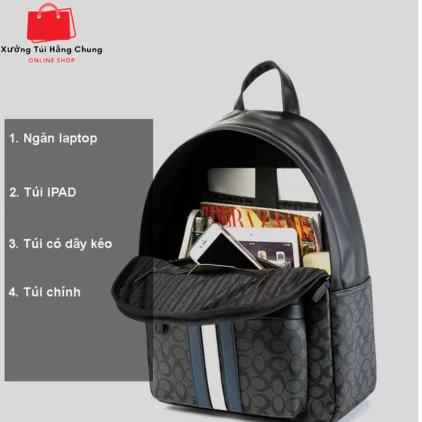 Balo da nam nữ thời trang unisex , Ba lô nam nữ lv đi học đi chơi đẹp phong cách ulzzang hàn quốc