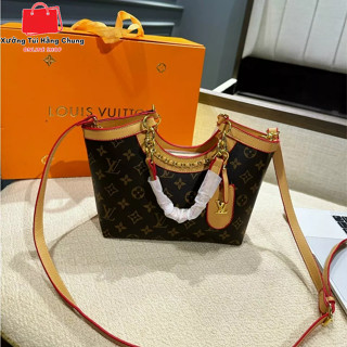 Túi xách nữ LV quai xách có dây đeo chéo khóa kéo mẫu mới 2023