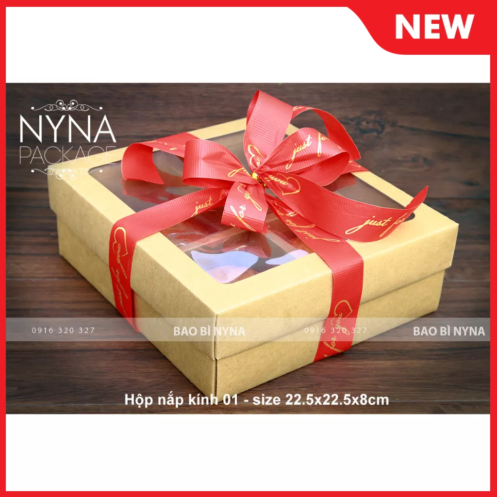 COMBO TRUNG THU - Hộp đựng bánh Trung thu Handmade giấy Kraft