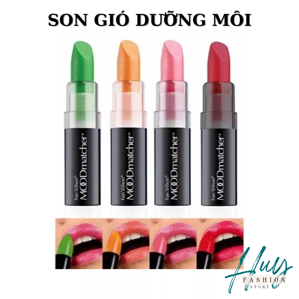 Son Gió Dưỡng Môi FRAN WILSON Mood Matcher 3.5g Mỹ son dưỡng môi chuyển màu