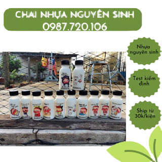 (Hoả tốc HN) 100 chai nhựa 100ml kèm tem quỳnh aka