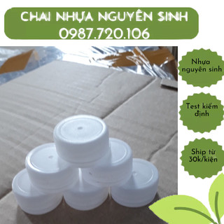 Combo 20 nắp trắng chai trà sữa fi30