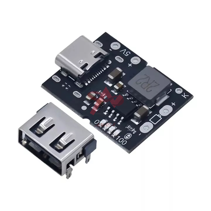 Mạch Sạc Pin Lithium Và Tăng Áp 5V 2A Cổng USB Type-C