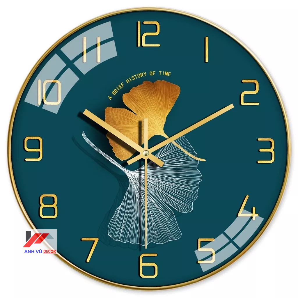 Đồng Hồ Tròn Tráng Gương Kim Trôi 5D Cao Cấp, Đồng Hồ Treo Tường Hiện Đại, Trang Trí Nhà Cửa Làm Quà Tặng Tân Gia