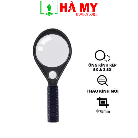 Kính lúp cầm tay DELI E9090 - E9091 - E9092 - Hàng Chính hãng DELI
