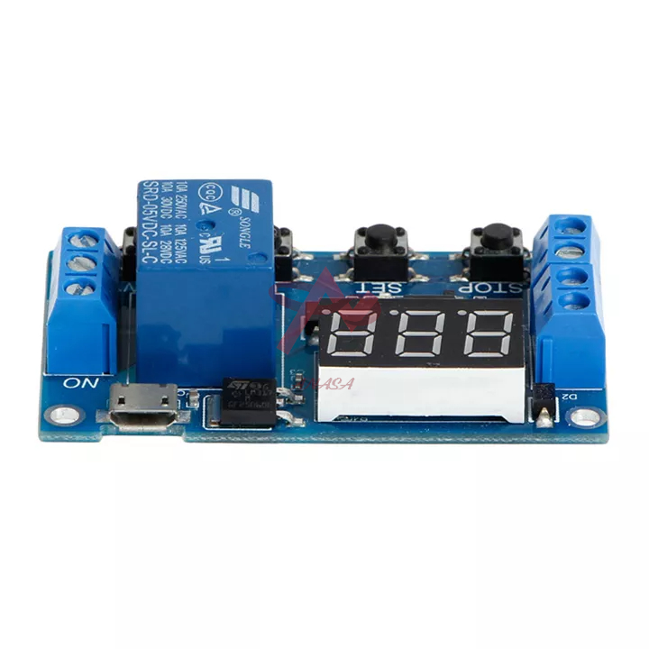 Mạch Tạo Trễ Đóng Ngắt Theo Chu Kì Relay 6-30VDC