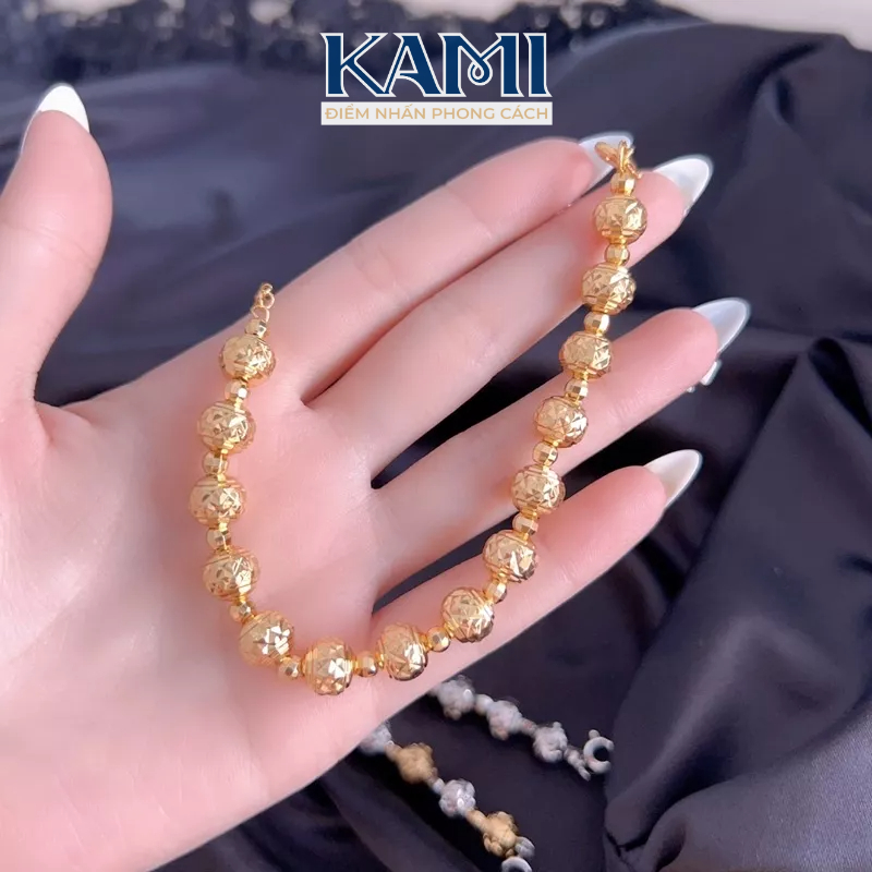 Lắc tay bi nhẹ 10 ly siêu sáng bền màu Kami