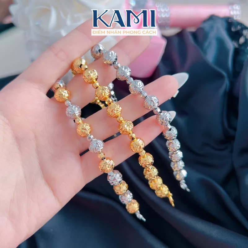 Lắc tay bi nhẹ 10 ly siêu sáng bền màu Kami