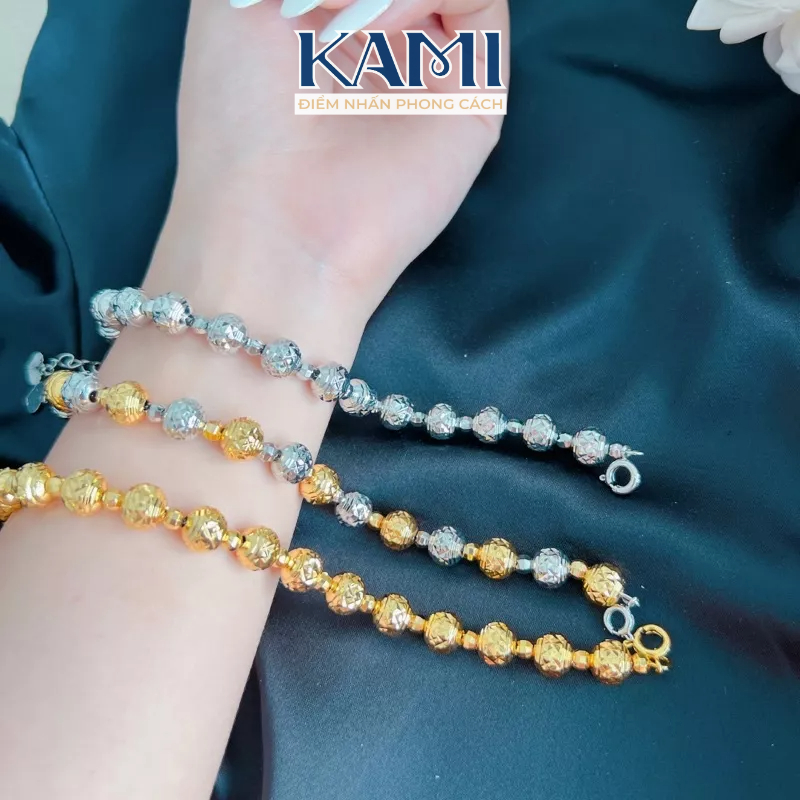 Lắc tay bi nhẹ 10 ly siêu sáng bền màu Kami