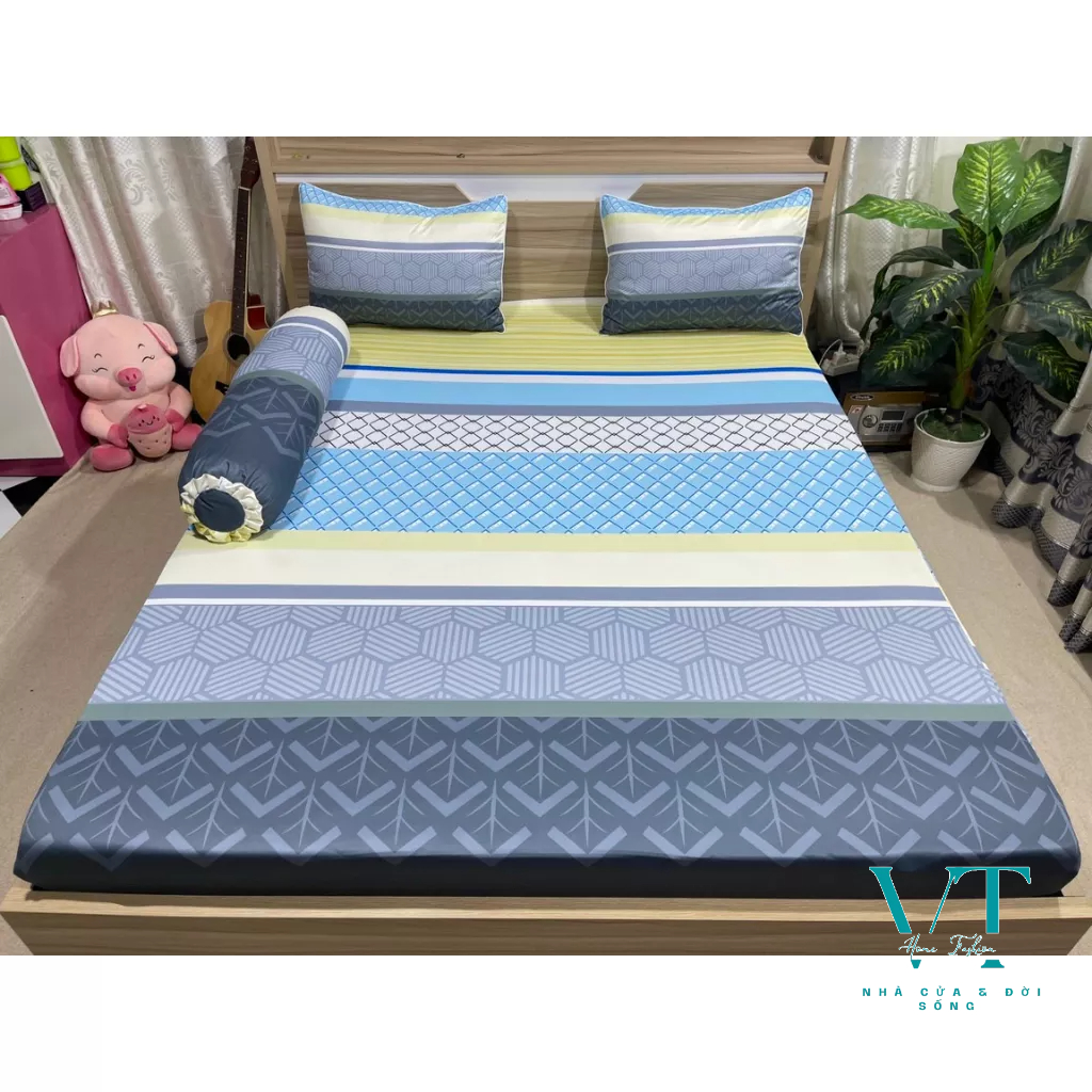 Bộ Drap Thun Lạnh Ý 5D