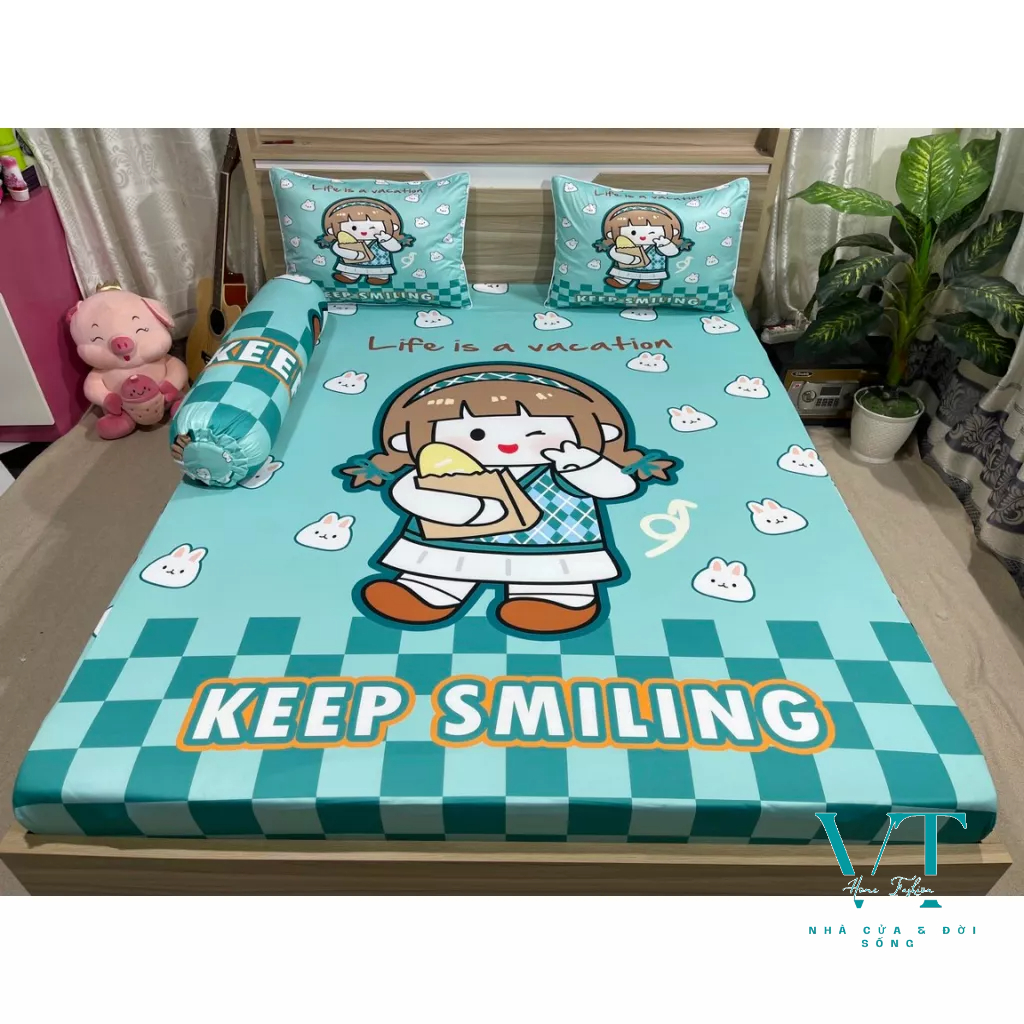 Bộ Drap Thun Lạnh Ý 5D