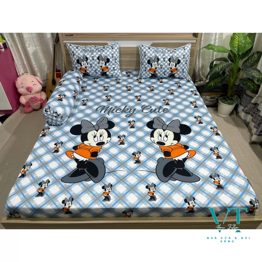 Bộ Drap Thun Lạnh Ý 5D