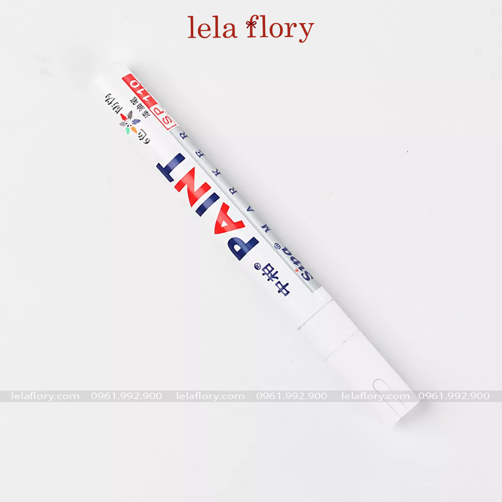 Bút viết giấy kính màu Trắng Hot Trend, bút sơn - PKK0072