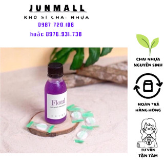 Chai nhựa tròn 120ml chai 120ml kèm nắp