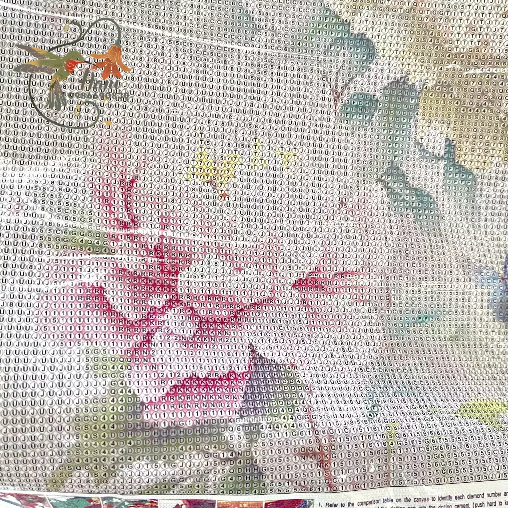 Tranh Đính Đá Hình Hoa Mẫu Đơn H76 , Gắn Đá 5D Kích Thước 30x40 Tự Hoàn Thành DIY