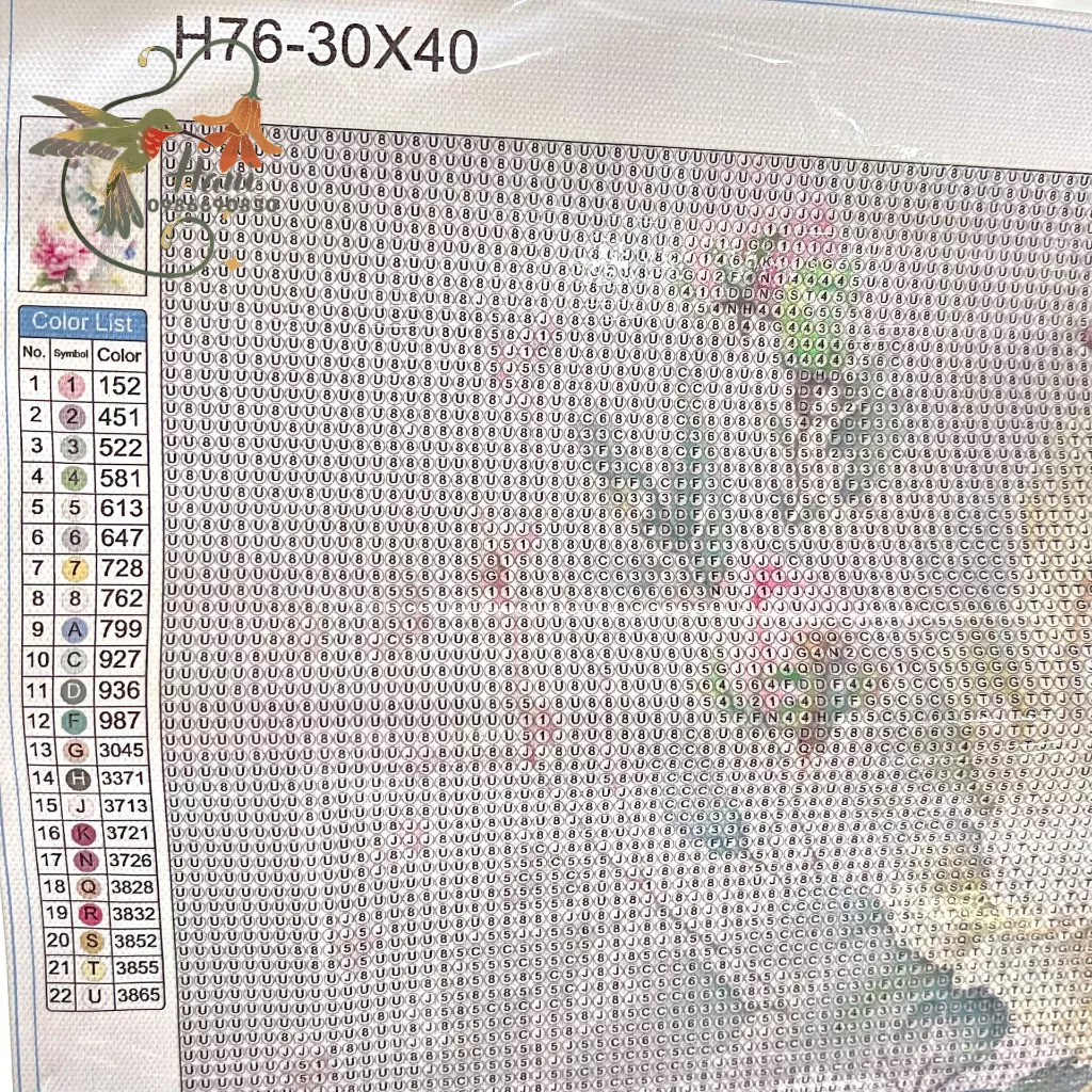 Tranh Đính Đá Hình Hoa Mẫu Đơn H76 , Gắn Đá 5D Kích Thước 30x40 Tự Hoàn Thành DIY