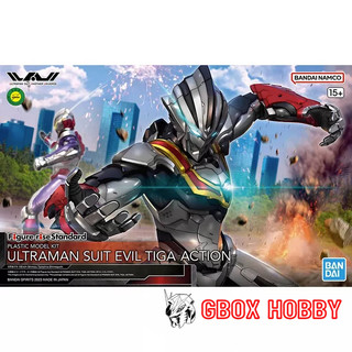 Mô hình lắp ráp Ultraman Suit Evil Tiga Action Bandai Figure Rise Standard Kamen