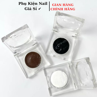 Màu nước vẽ vân đá nail hũ vuông dẹt , màu nước nén vẽ loang