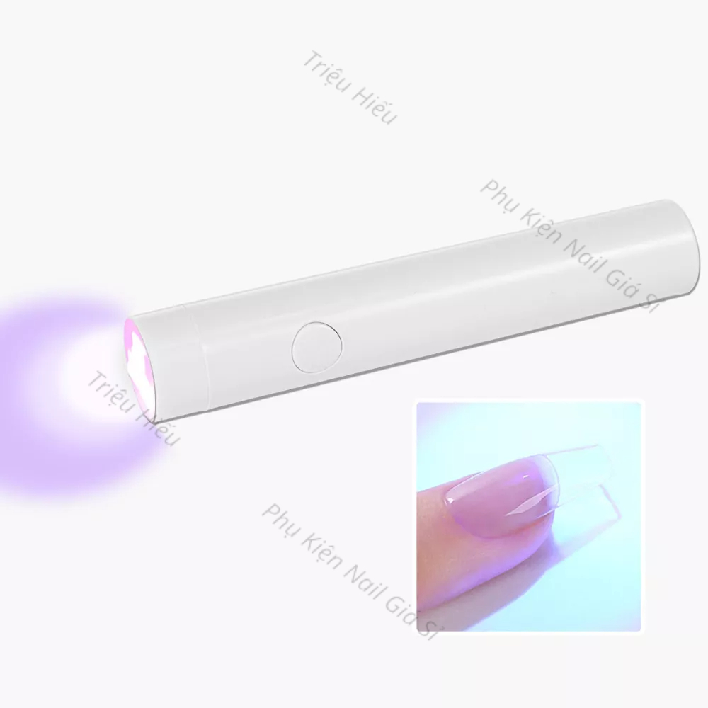 Đèn hơ móng mini UV 3 bóng led USB cầm tay nhanh khô thiết kế tiện dụng