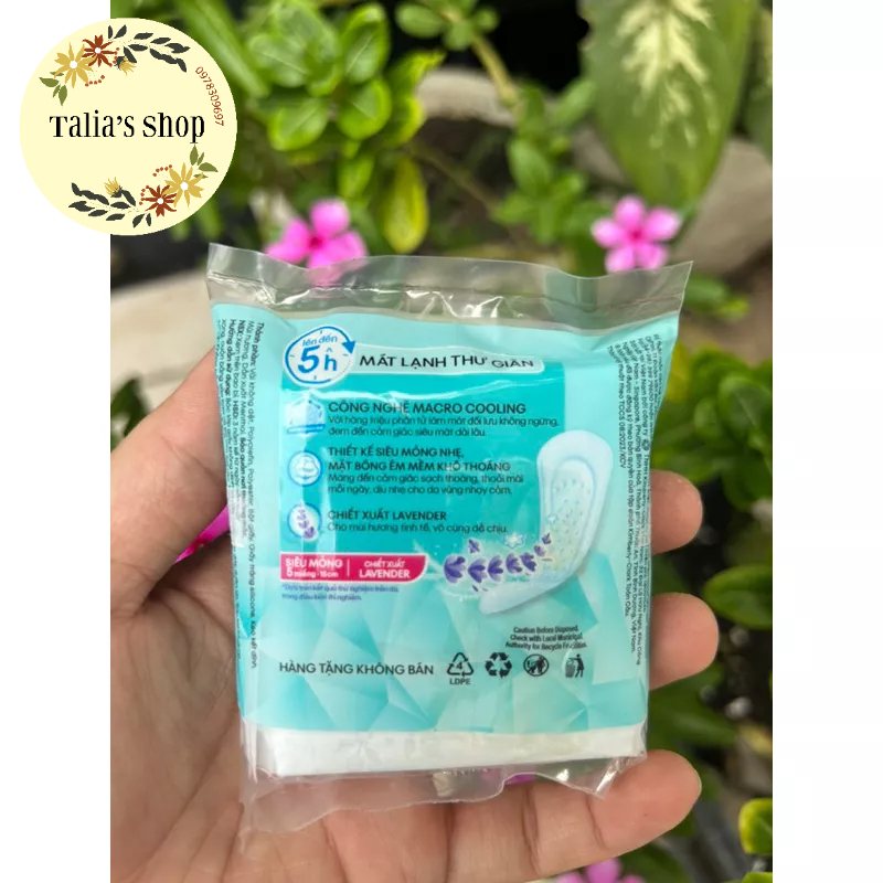 HÀNG TẶNG- Gói 5 miếng Kotex thảo dược Cool hàng ngày