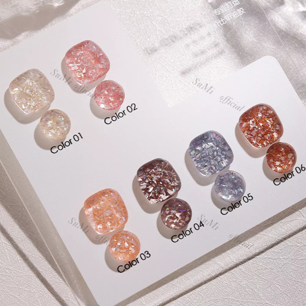 Gel nhũ xà cừ trang trí móng