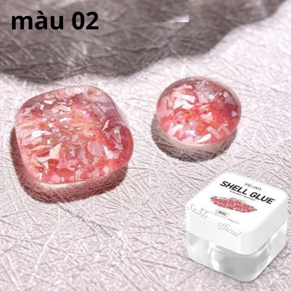 Gel nhũ xà cừ trang trí móng