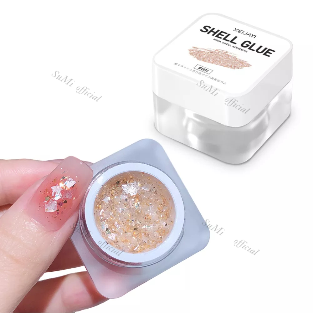 Gel nhũ xà cừ trang trí móng