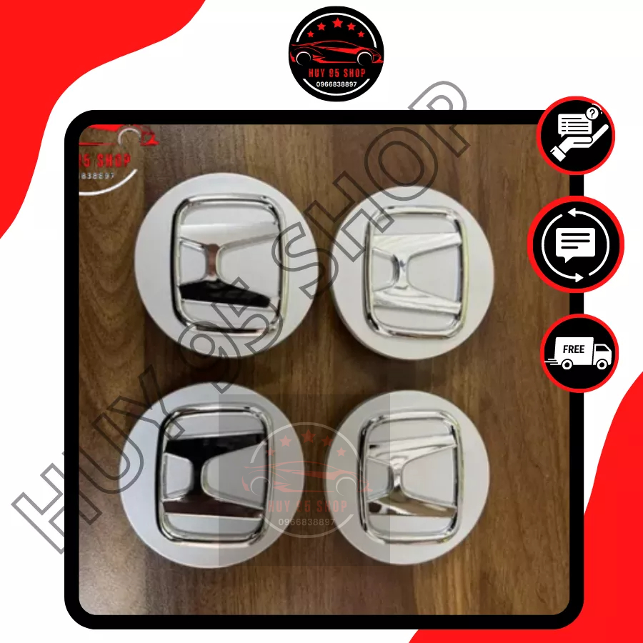 Logo chụp mâm bánh xe lazang dành cho Honda civic , CR-V new !!!