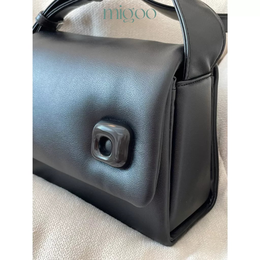 Túi xách đeo chéo nữ nắp gập da mềm 23MG03T-20