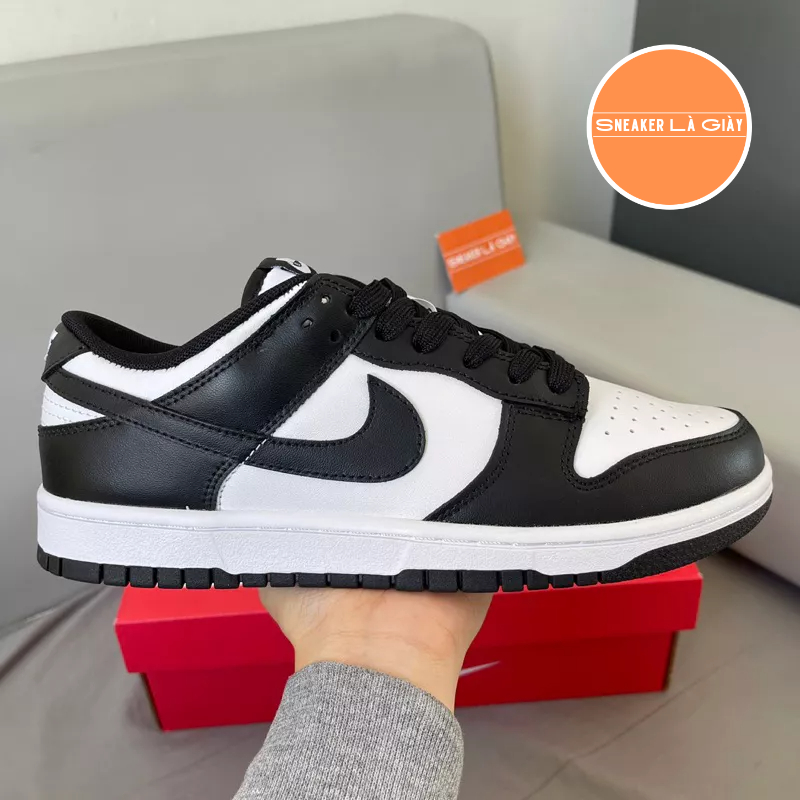 Giày SB Dunk Low Black White - BẢN CAO CẤP Fullbox