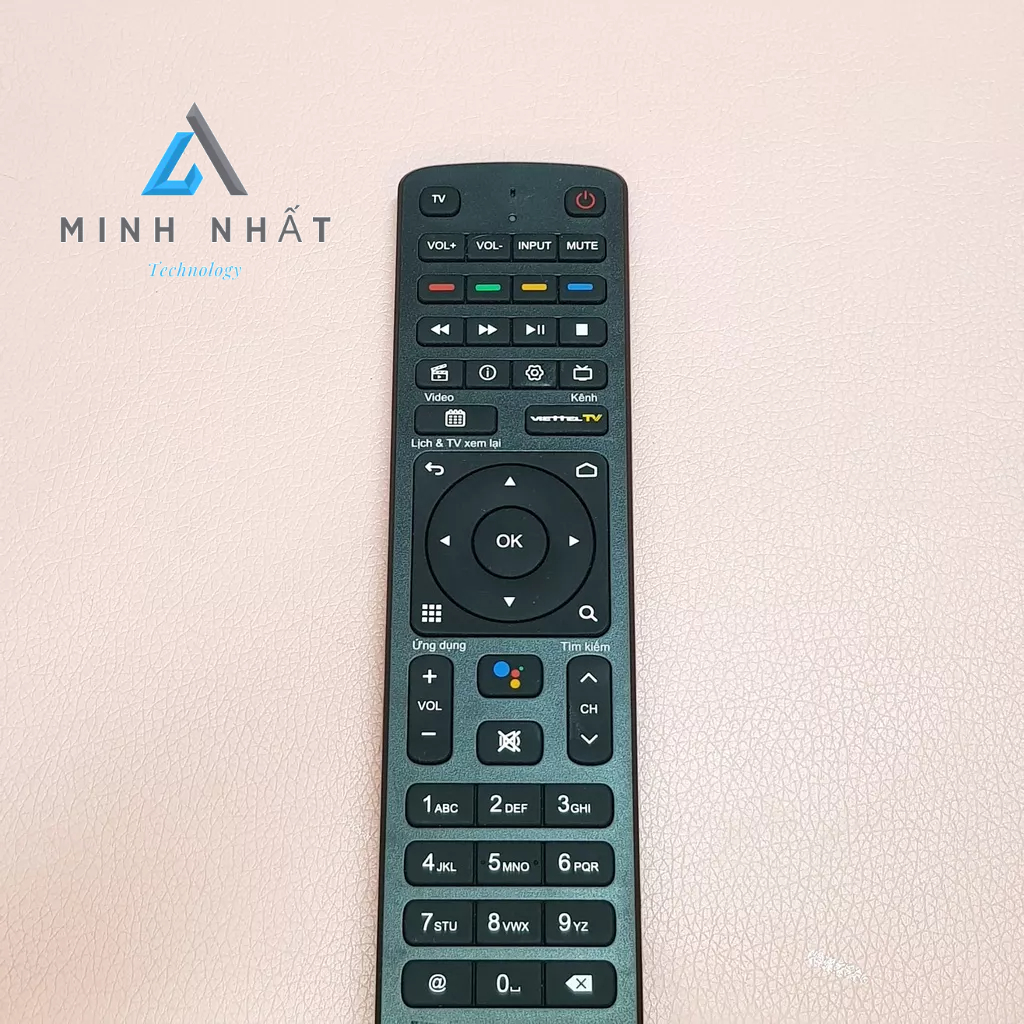 Điều khiển Tivi Viettel-Remote tivi viettel GIỌNG NÓI VÀ KHÔNG GIỌNG NÓI tặng kèm pin