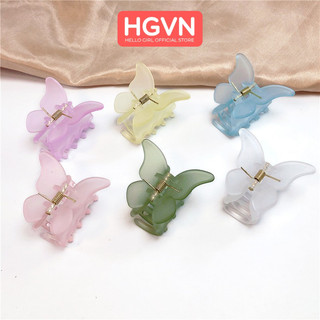 Kẹp Càng Cua Hình Bướm Nhựa NHÁM Phong Cách Hàn Quốc